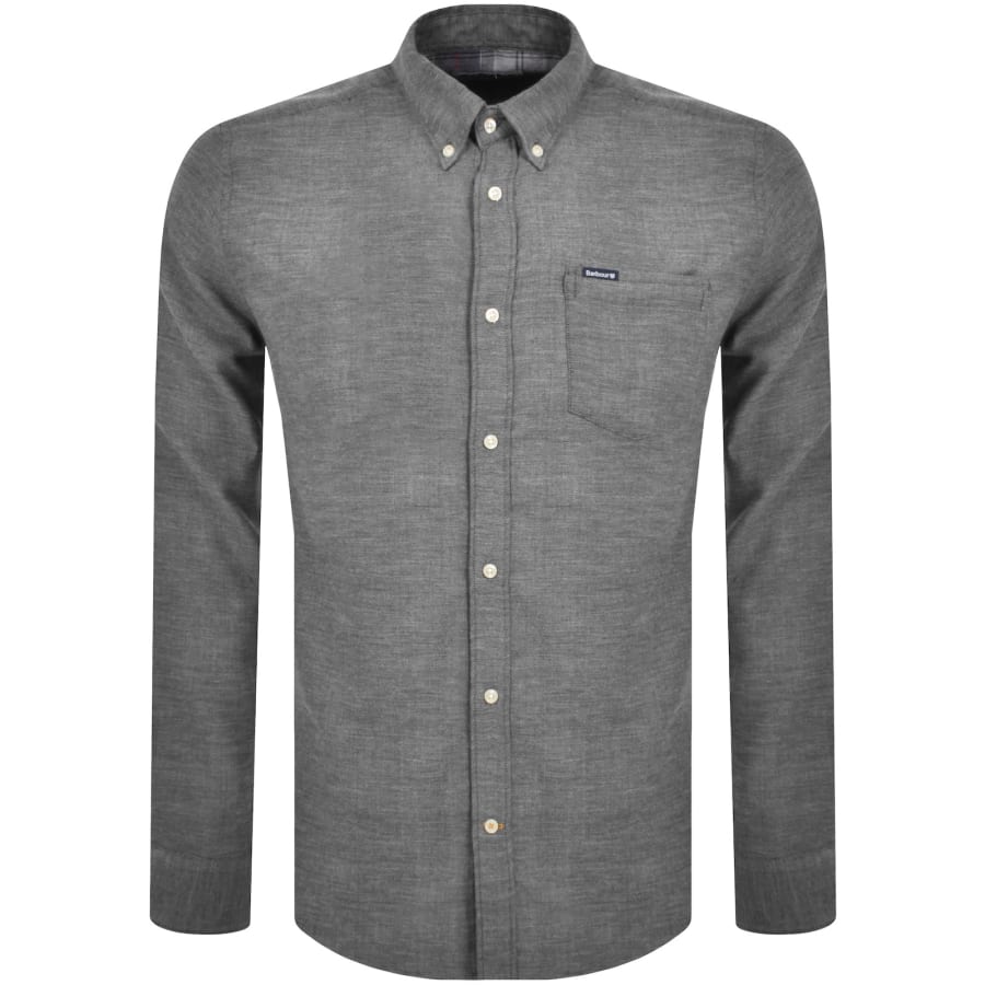 Barbour grey shirt hot sale